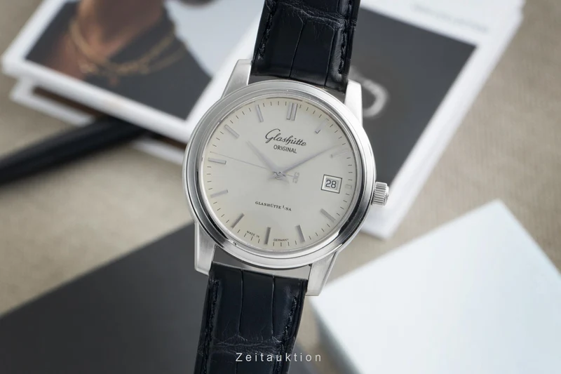 Glashütte Senator steel automatic men's watch 39-11-11-13-04 [2602529]