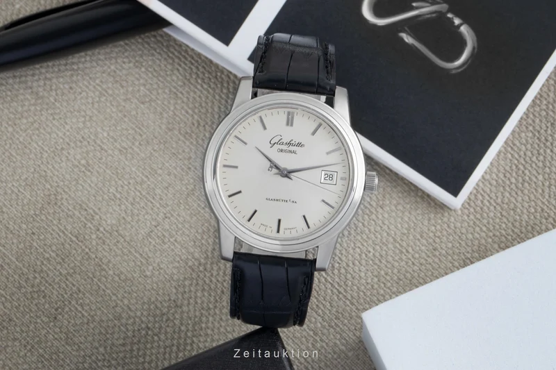 Glashütte Senator steel automatic men's watch 39-11-11-13-04 [2602529]