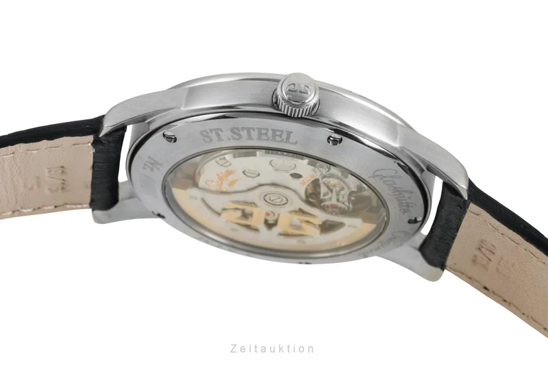Glashütte Senator steel automatic men's watch 39-11-11-13-04 [2602529]