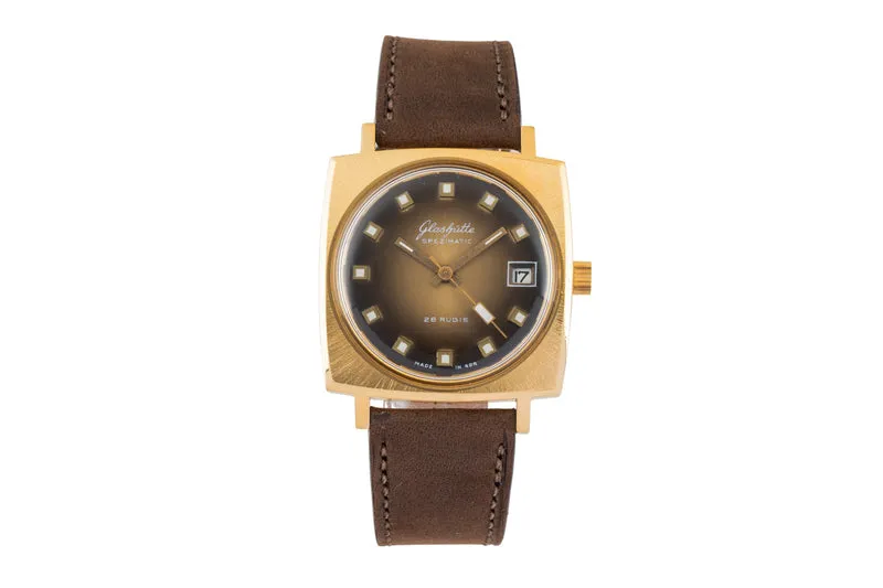 Glashütte Spezimatic gilt-brass automatic men's watch Vintage [2602522]