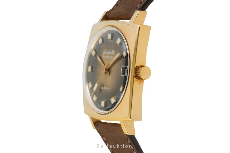 Glashütte Spezimatic gilt-brass automatic men's watch Vintage [2602522]