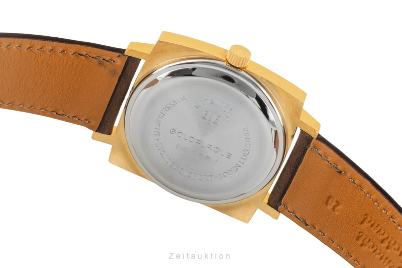 Glashütte Spezimatic gilt-brass automatic men's watch Vintage [2602522]