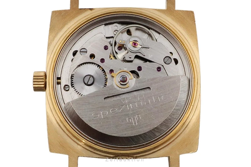 Glashütte Spezimatic gilt-brass automatic men's watch Vintage [2602522]