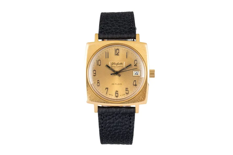 Glashütte Spezimatic gilt-brass automatic men's watch Vintage [2602373]