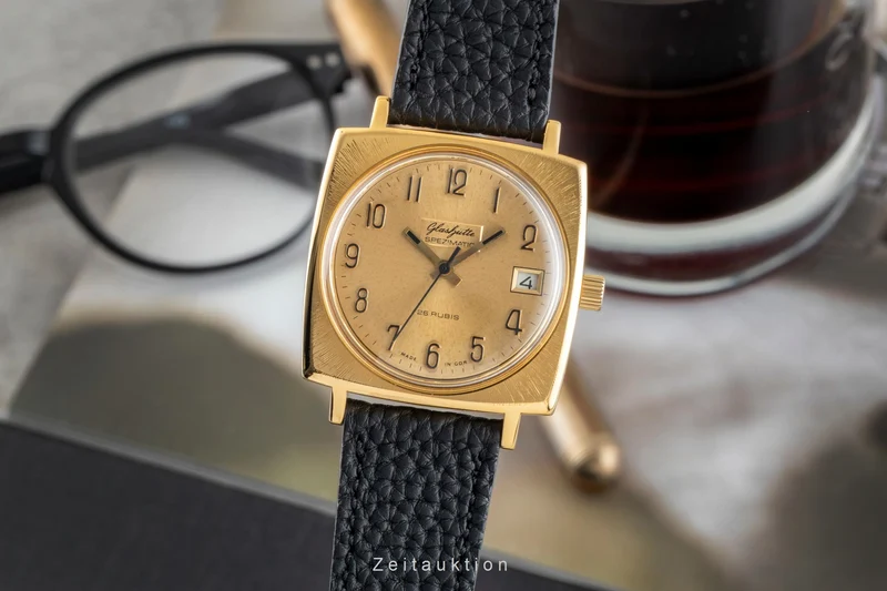 Glashütte Spezimatic gilt-brass automatic men's watch Vintage [2602373]