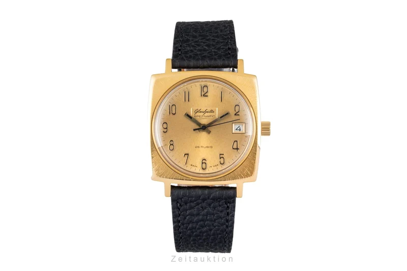 Glashütte Spezimatic gilt-brass automatic men's watch Vintage [2602373]
