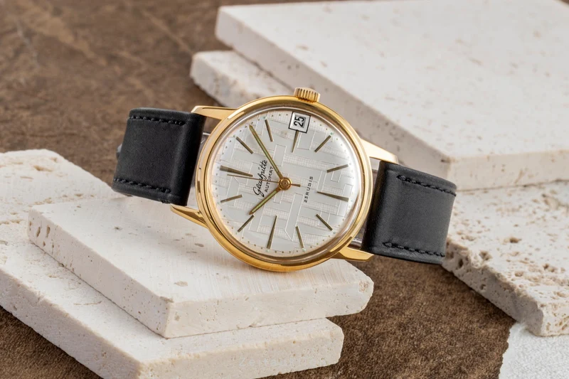 Glashütte Automat gilt-brass automatic men's watch Vintage [2601939]