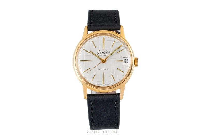 Glashütte Automat gilt-brass automatic men's watch Vintage [2601939]