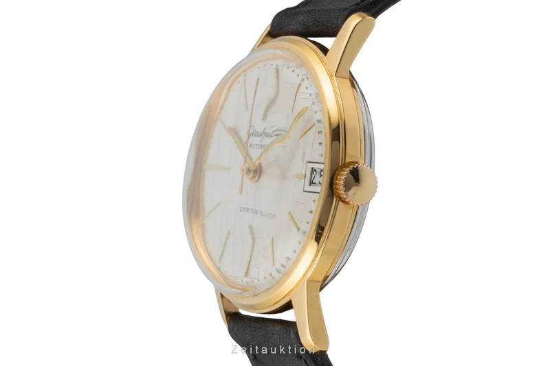Glashütte Automat gilt-brass automatic men's watch Vintage [2601939]