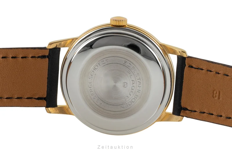 Glashütte Automat gilt-brass automatic men's watch Vintage [2601939]