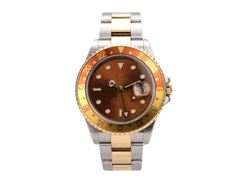 Rolex GMT-Master II Edelstahl Gelbgold 16713