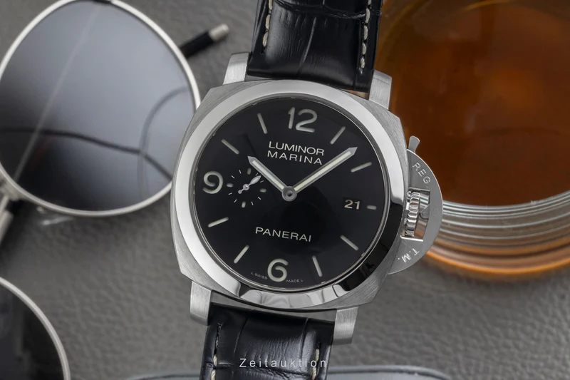 Panerai Luminor Marina steel automatic men's watch PAM00312 LP: 8900EUR [2604395]
