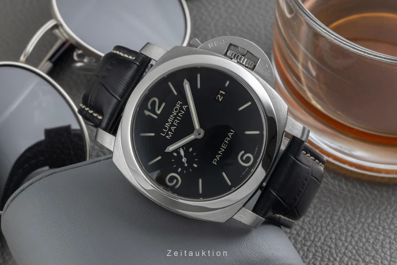 Panerai Luminor Marina steel automatic men's watch PAM00312 LP: 8900EUR [2604395]