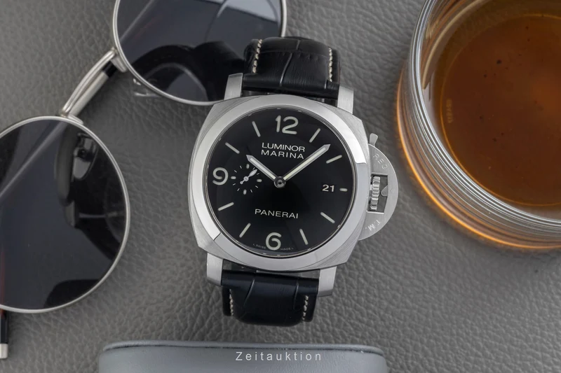 Panerai Luminor Marina steel automatic men's watch PAM00312 LP: 8900EUR [2604395]