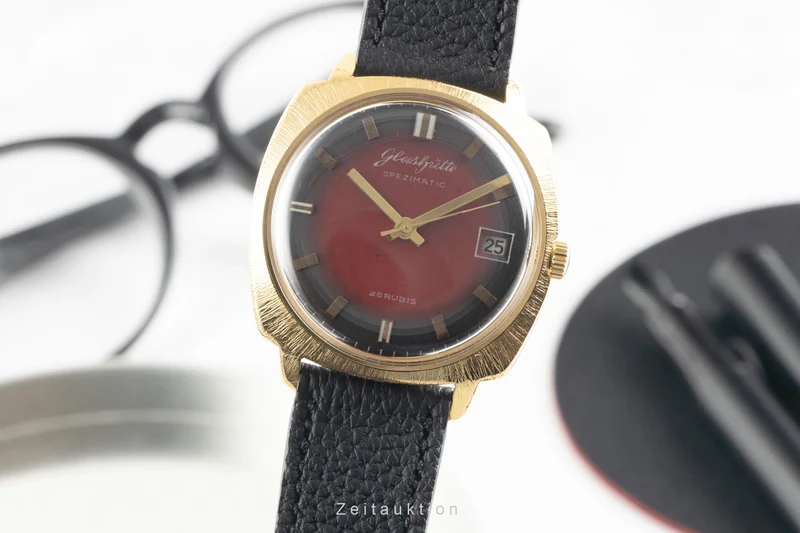 Glashütte Spezimatic gilt-brass automatic men's watch Vintage [2601938]