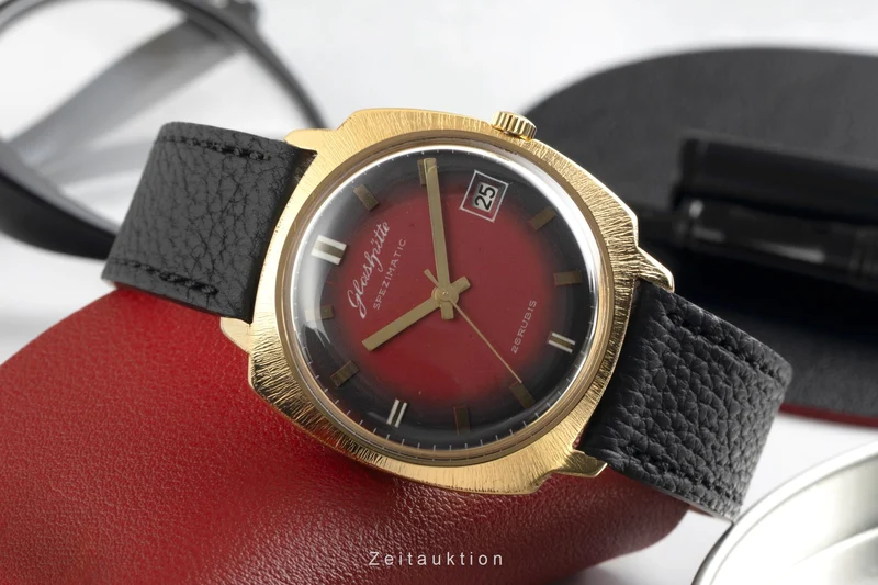Glashütte Spezimatic gilt-brass automatic men's watch Vintage [2601938]