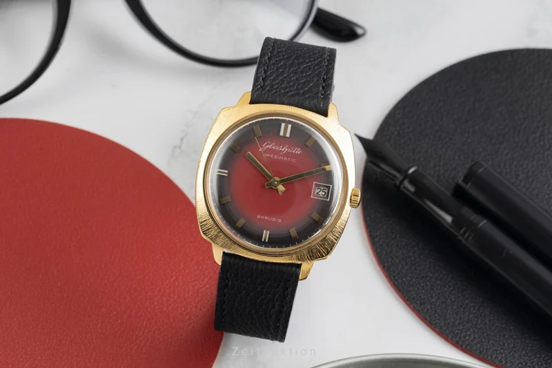 Glashütte Spezimatic gilt-brass automatic men's watch Vintage [2601938]