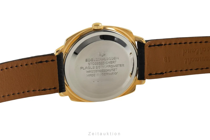 Glashütte Spezimatic gilt-brass automatic men's watch Vintage [2601938]
