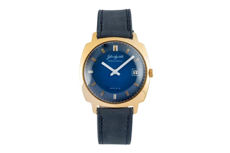 Glashütte Spezimatic gilt-brass automatic men's watch Vintage [2601803]