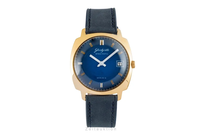 Glashütte Spezimatic gilt-brass automatic men's watch Vintage [2601803]
