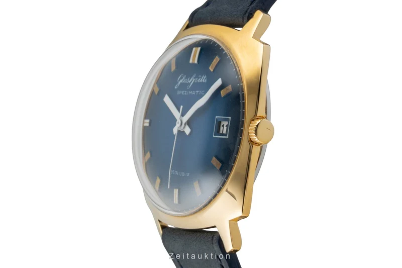 Glashütte Spezimatic gilt-brass automatic men's watch Vintage [2601803]