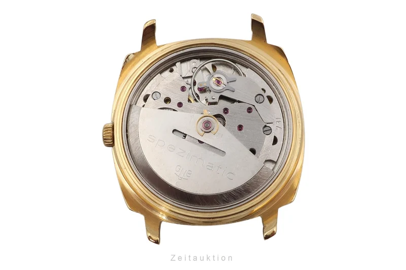 Glashütte Spezimatic gilt-brass automatic men's watch Vintage [2601803]