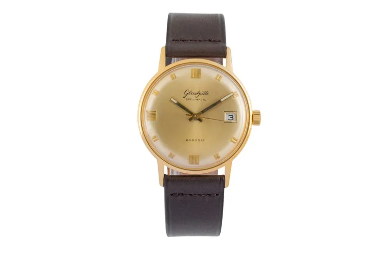 Glashütte Spezimatic gilt-brass automatic men's watch Vintage [2601794]