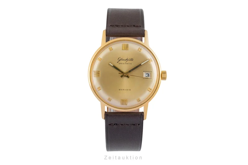 Glashütte Spezimatic gilt-brass automatic men's watch Vintage [2601794]