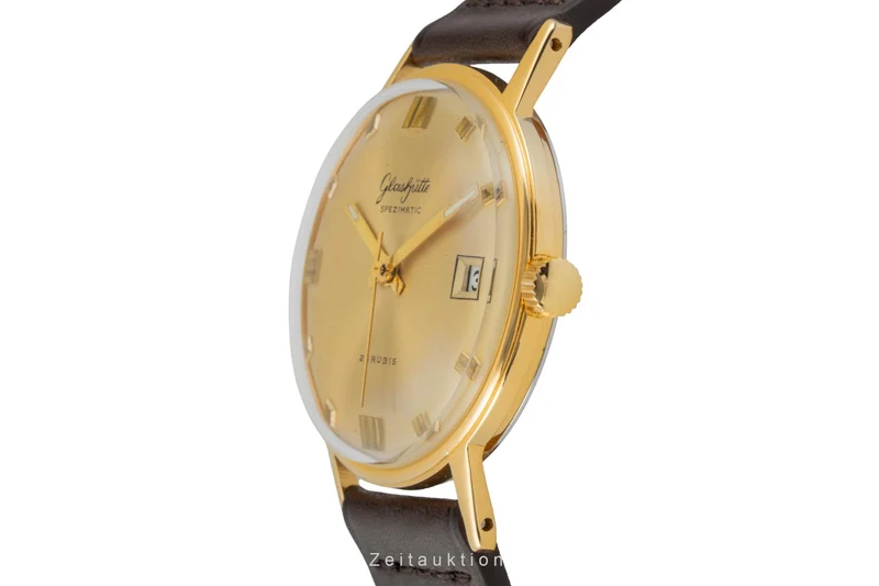 Glashütte Spezimatic gilt-brass automatic men's watch Vintage [2601794]
