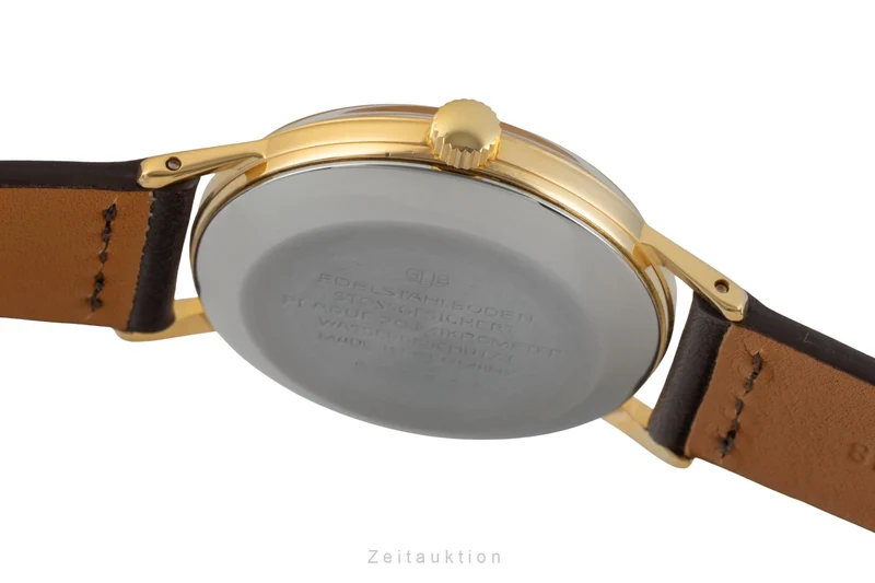 Glashütte Spezimatic gilt-brass automatic men's watch Vintage [2601794]