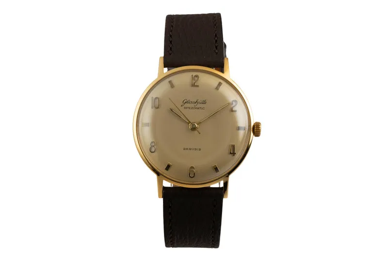Glashütte Spezimatic gilt-brass automatic men's watch Vintage [2601792]
