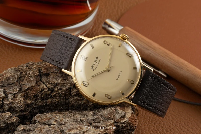 Glashütte Spezimatic gilt-brass automatic men's watch Vintage [2601792]