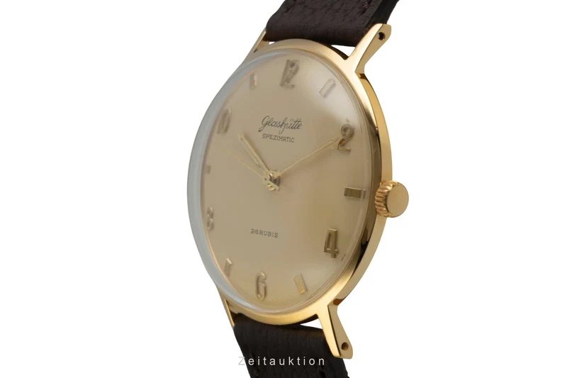 Glashütte Spezimatic gilt-brass automatic men's watch Vintage [2601792]