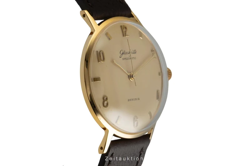 Glashütte Spezimatic gilt-brass automatic men's watch Vintage [2601792]