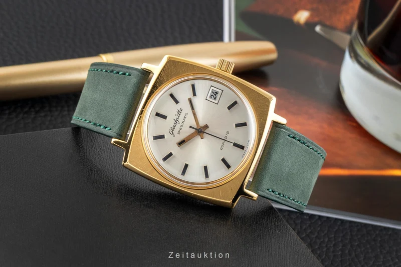 Glashütte Spezimatic gilt-brass automatic men's watch Vintage [2602520]