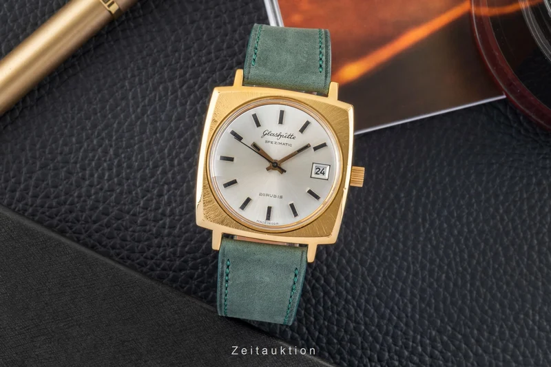 Glashütte Spezimatic gilt-brass automatic men's watch Vintage [2602520]