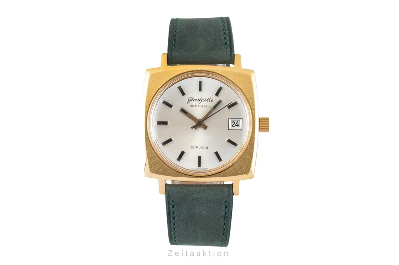 Glashütte Spezimatic gilt-brass automatic men's watch Vintage [2602520]