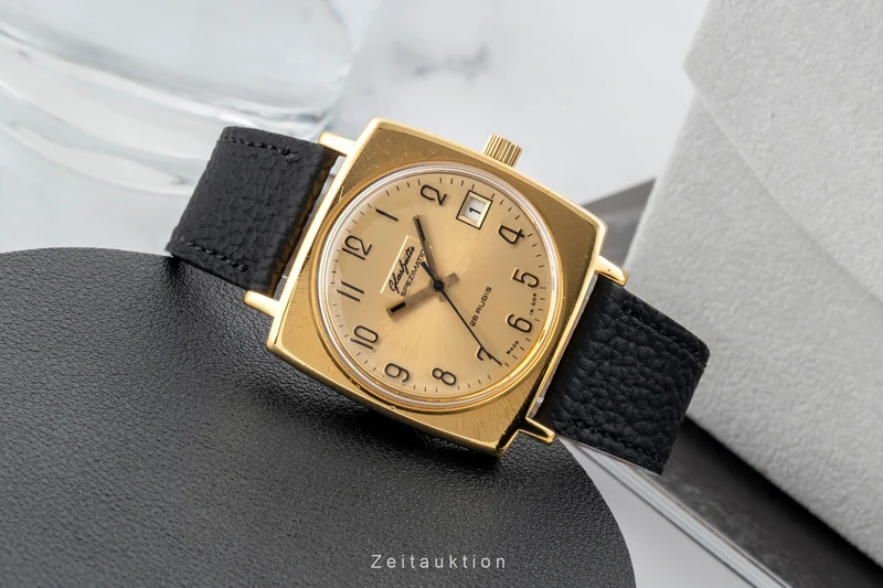 Glashütte Spezimatic gilt-brass automatic men's watch Vintage [2602457]
