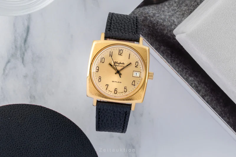 Glashütte Spezimatic gilt-brass automatic men's watch Vintage [2602457]