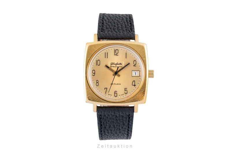 Glashütte Spezimatic gilt-brass automatic men's watch Vintage [2602457]