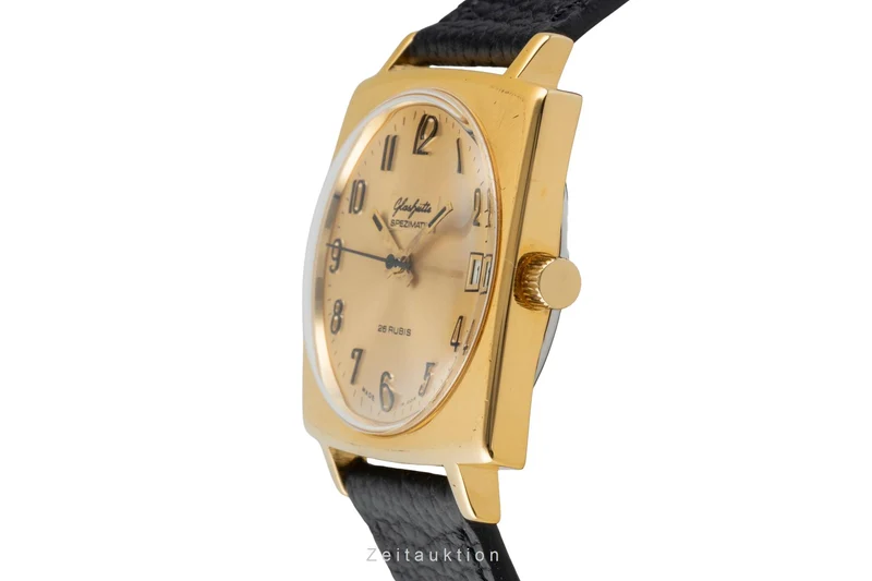 Glashütte Spezimatic gilt-brass automatic men's watch Vintage [2602457]