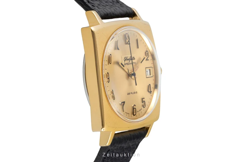 Glashütte Spezimatic gilt-brass automatic men's watch Vintage [2602457]