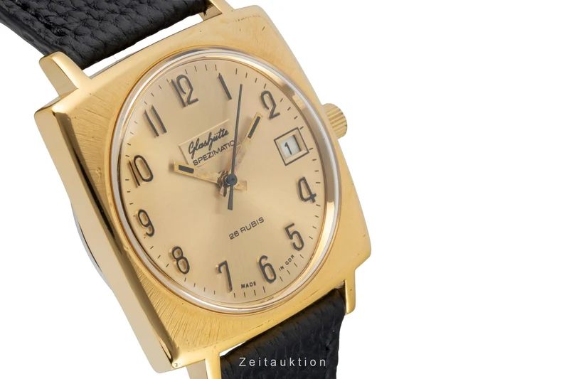 Glashütte Spezimatic gilt-brass automatic men's watch Vintage [2602457]