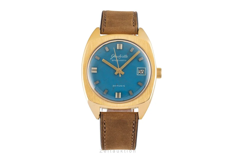 Glashütte Spezimatic gilt-brass automatic men's watch Vintage [2602371]