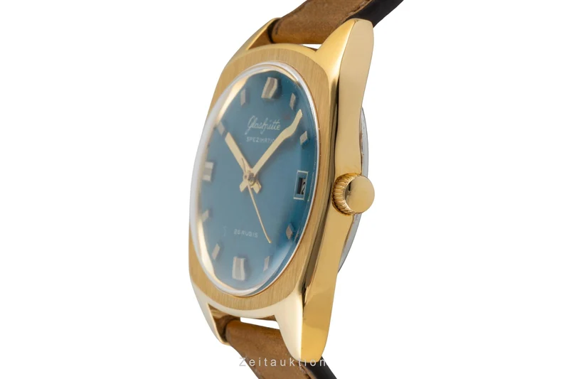 Glashütte Spezimatic gilt-brass automatic men's watch Vintage [2602371]