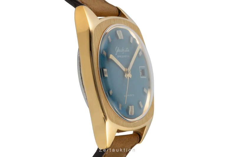 Glashütte Spezimatic gilt-brass automatic men's watch Vintage [2602371]