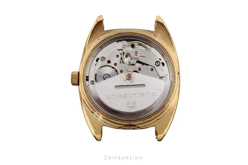 Glashütte Spezimatic gilt-brass automatic men's watch Vintage [2602371]