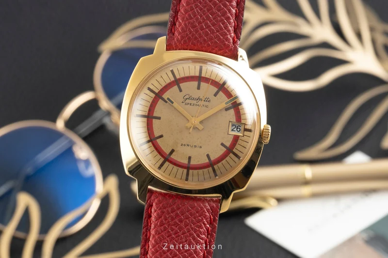Glashütte Spezimatic gilt-brass automatic men's watch Vintage [2602370]