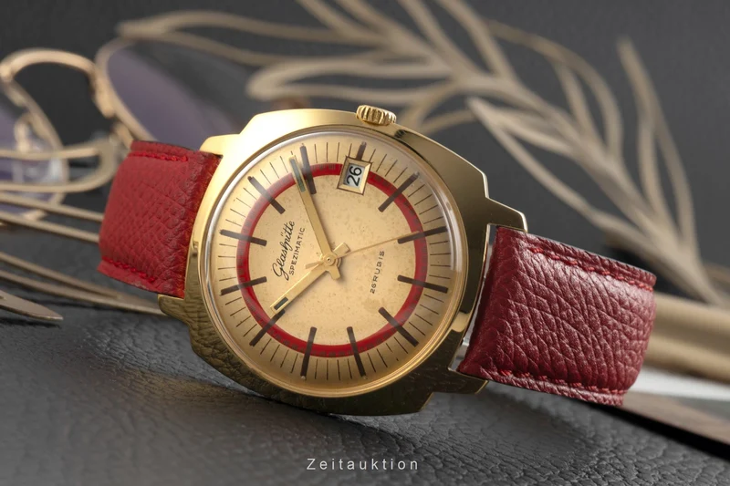 Glashütte Spezimatic gilt-brass automatic men's watch Vintage [2602370]