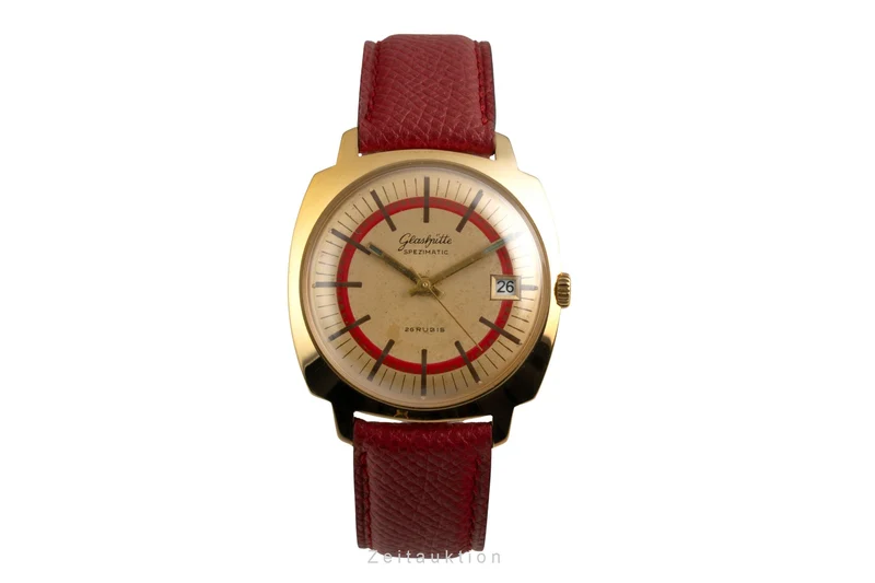 Glashütte Spezimatic gilt-brass automatic men's watch Vintage [2602370]